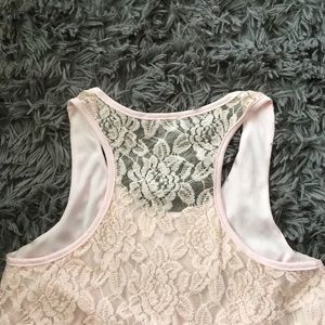 Charlotte Russe Tops - Charlotte Russe Light Pink Floral Tank Charlotte Russe Tops - Charlotte Russe Light Pink Floral Tank